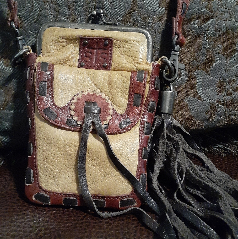 S.S. Ranch mini crossbody leather purse